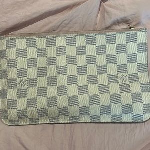 Louis Vuitton Neverfull Pouch Damier Azur